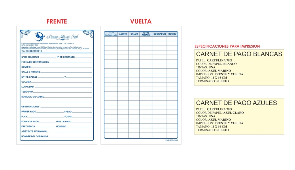 CARNET DE PAGOS