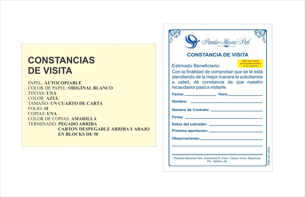 CONSTANCIA DE VISITA