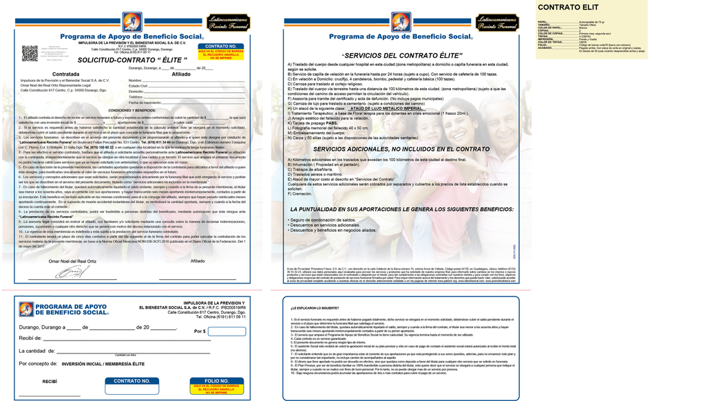 CONTRATO  ELITE