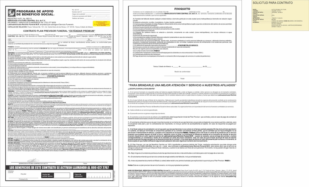TOL - CONTRATO ESTANDAR PREMIUM