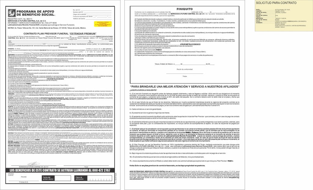TOL - CONTRATO ESTANDAR PREMIUM IXTLAHUACA