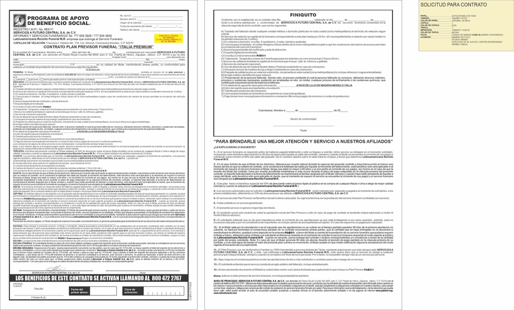 CUE - CONTRATO ITALIA PREMIUM