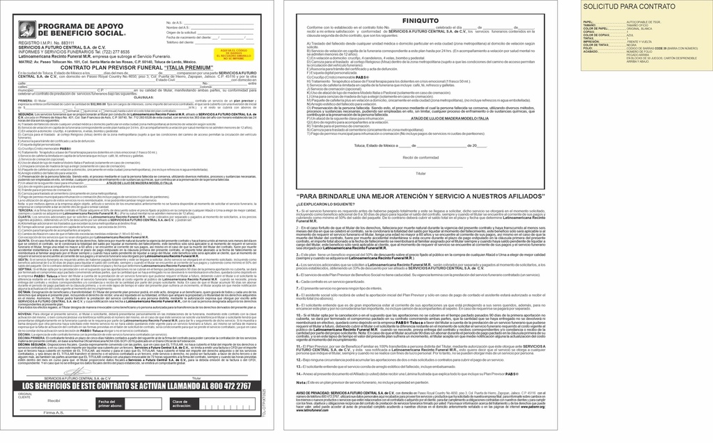 TOL - CONTRATO ITALIA PREMIUM IXTLAHUACA