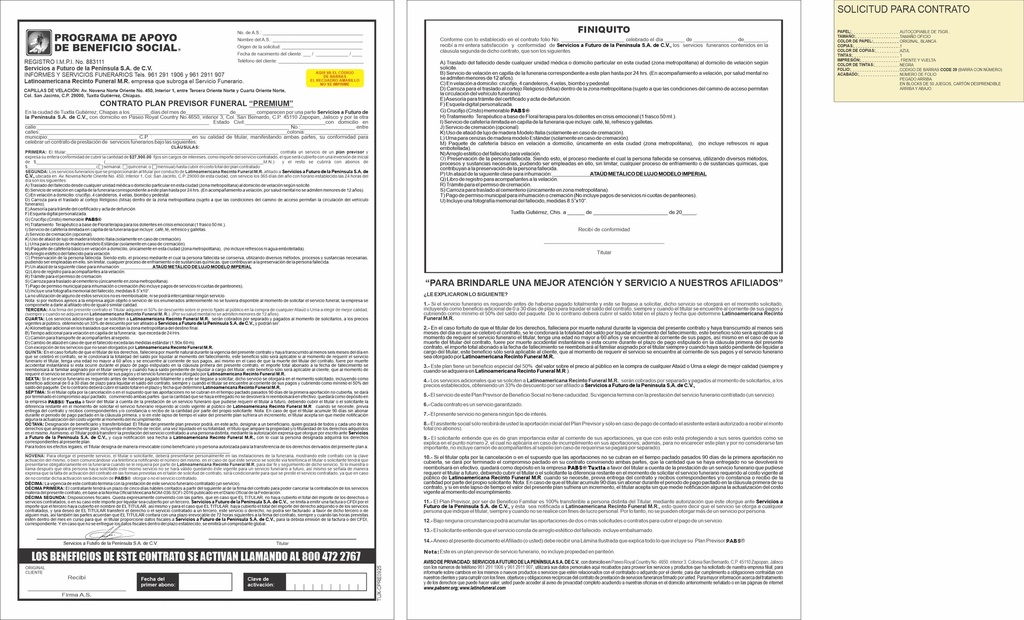 TUX - CONTRATO PREMIUM