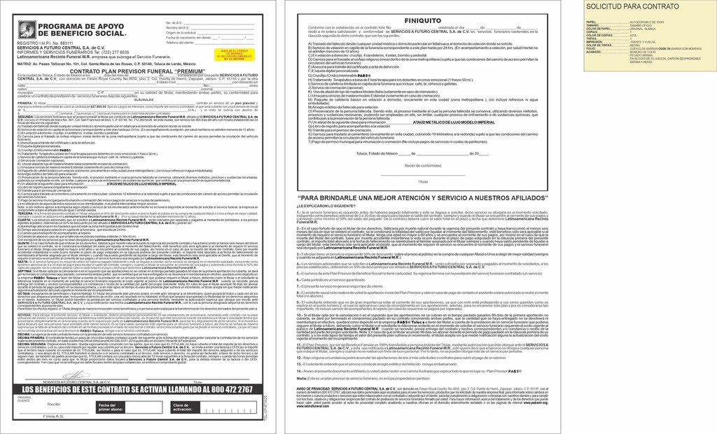 TOL - CONTRATO PREMIUM IXTLAHUACA