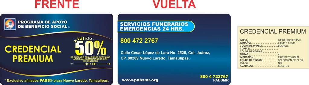 NLAR - CREDENCIAL PREMIUM