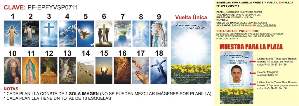 ESQUELA PLANILLA TABLOIDE FRENTE Y VUELTA