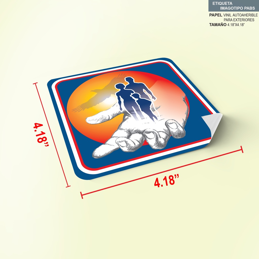 ETIQUETA IMAGOTIPO PABS