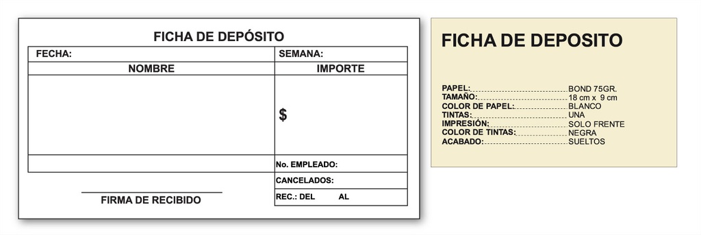 MONC - FICHA DEPOSITO