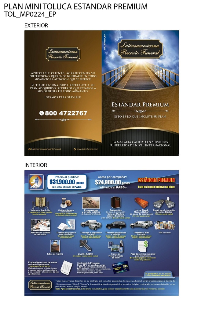 TOL - PLAN MINI ESTµNDAR PREMIUM