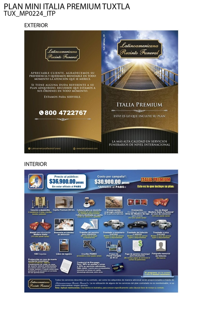 TUX - PLAN MINI ITALIA PREMIUM