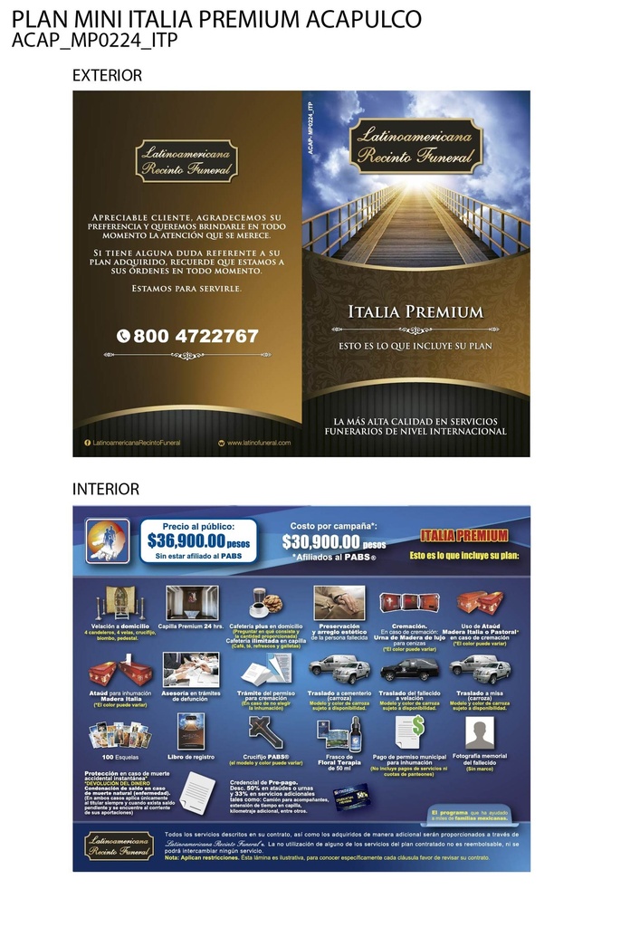 ACAP - PLAN MINI ITALIA PREMIUM