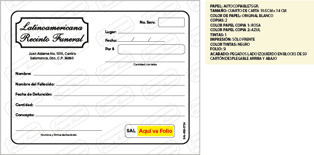 RECIBOS ADICIONALES LRF