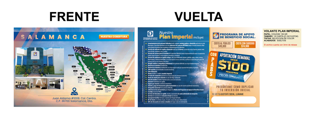 VOLANTE APORTACIÓN SEMANAL