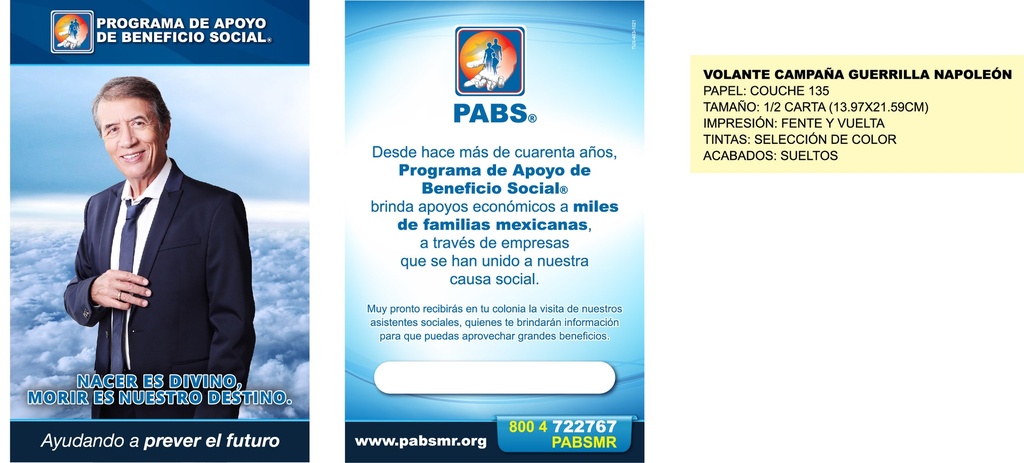 VOLANTE CAMPAÑA GUERRILLA NAPOLEON TRADICIONAL