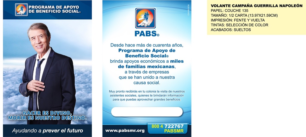 VOLANTE CAMPAÑA GUERRILLA NAPOLEÓN TRADICIONAL