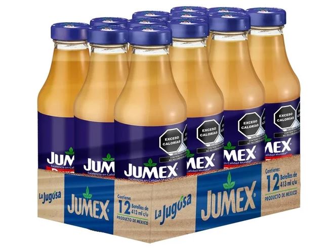 JUMEX VIDRIO PAQ C/12 PZS 