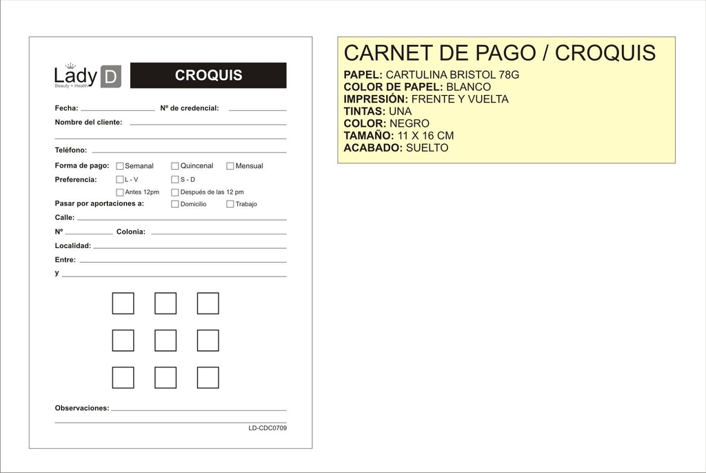 CARNET DE COBRO JMB