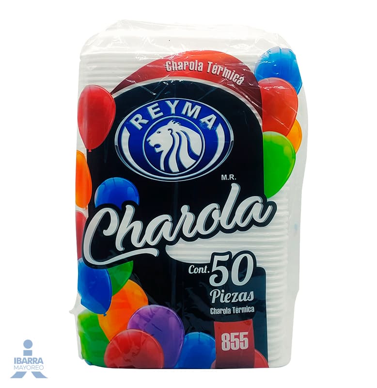 CHAROLA DESECHABLE No. 855 C/50 PIEZAS