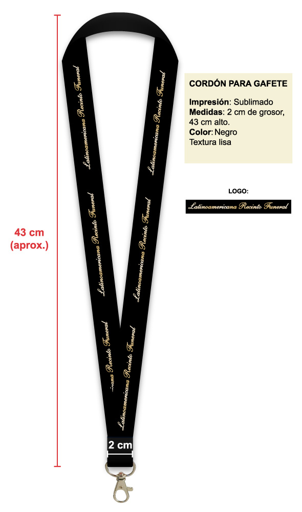 CORDON PARA GAFETE LATINOAMERICANA
