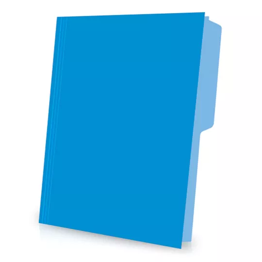 FOLDER T CARTA AZUL