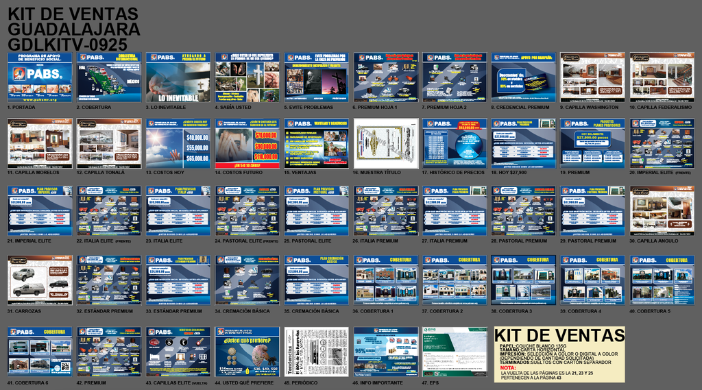 Gdl-kitv1222 kit de ventas