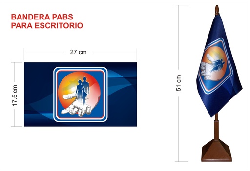 [PF-504-0] BANDERA PABS ESCRITORIO