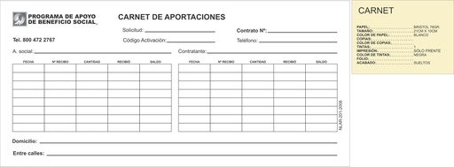 [NLAR-201-0] NLAR - CARNET DE PAGO