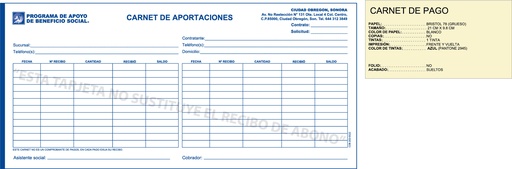 [COB-202-0] CARNET DE PAGO