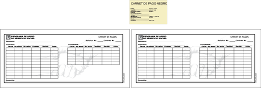 [IRA-204-0] CARNET DE PAGOS NEGRO