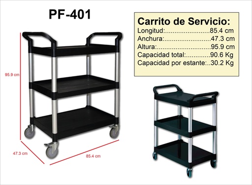[PF-C609-0] CARRITO DE SERVICIO
