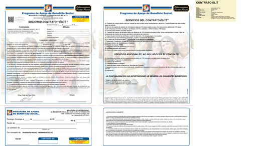 [DGO-111-0] CONTRATO  ELITE