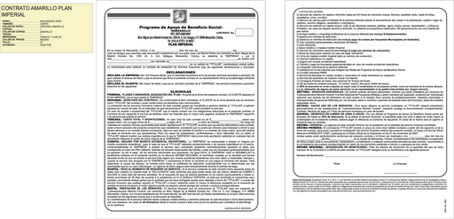 [MZN-102-0] CONTRATO PLAN IMPERIAL AMARILLO