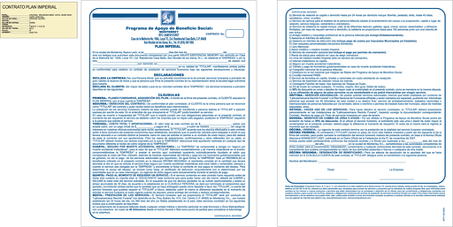 [MTY-102-0] CONTRATO PLAN IMPERIAL AZUL