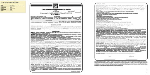 [LEO-101-0] CONTRATO PLAN IMPERIAL TINTA NEGRA