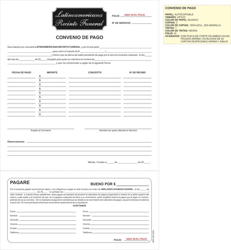 [MER-202-0] MER - CONVENIO DE PAGO