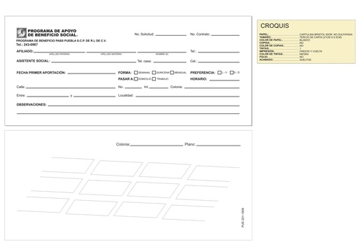[PUE-201-0] PUE - CROQUIS