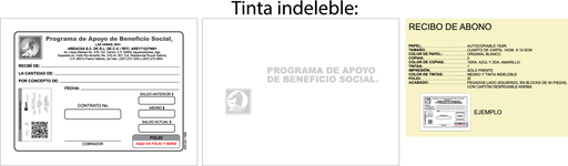 [VAR-201-0] RECIBO DE ABONO AREACSA