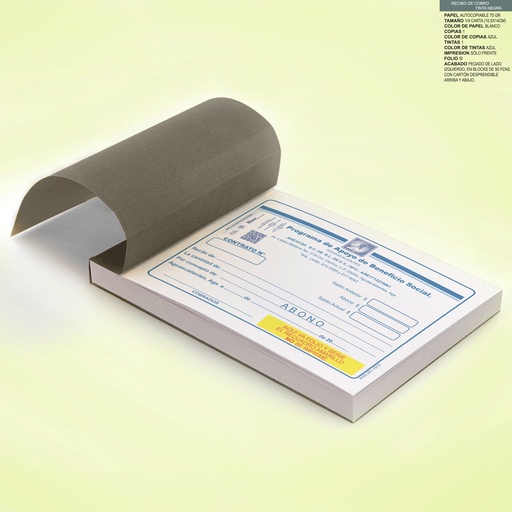 [AGS-201-0] RECIBO DE ABONO AREACSA