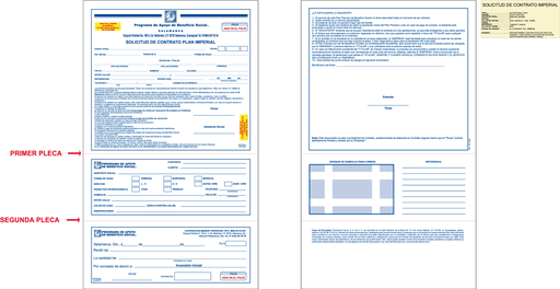 [SAL-104-0] SOLICITUD DE CONTRATO PLAN IMPERIAL TINTA AZUL