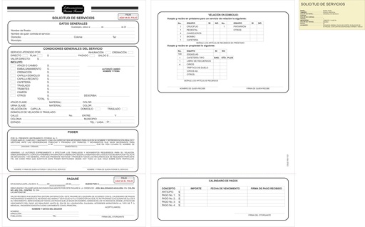 [CGUZ-105-0] SOLICITUD DE SERVICIO FUNERARIO