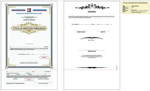 [SLP-301-0] TITULO DE SERVICIO GENERAL