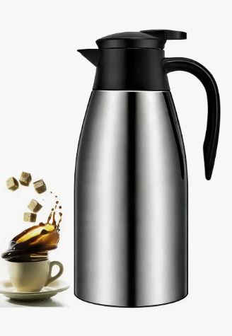 [CA-00179] JARRA TÉRMICA PARA CAFÉ DE ACERO INOXIDABLE 4 LTS